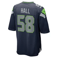Men's Nike Derick Hall College Navy Seattle Seahawks  Game Jersey