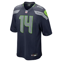 Men's Nike DK Metcalf  College Navy Seattle Seahawks Game Jersey