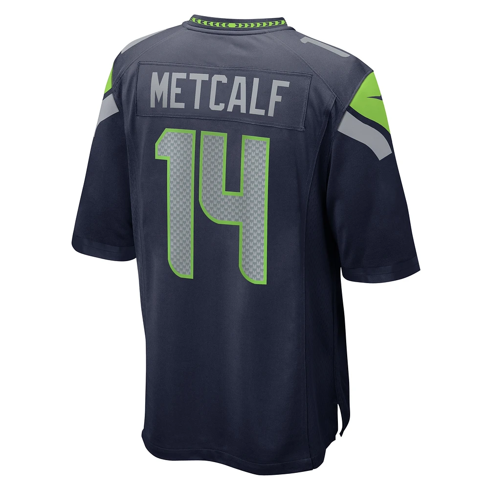 Men's Nike DK Metcalf  College Navy Seattle Seahawks Game Jersey