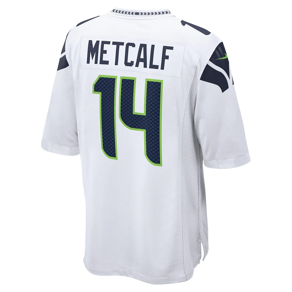 Men's Nike DK Metcalf White Seattle Seahawks Game Jersey