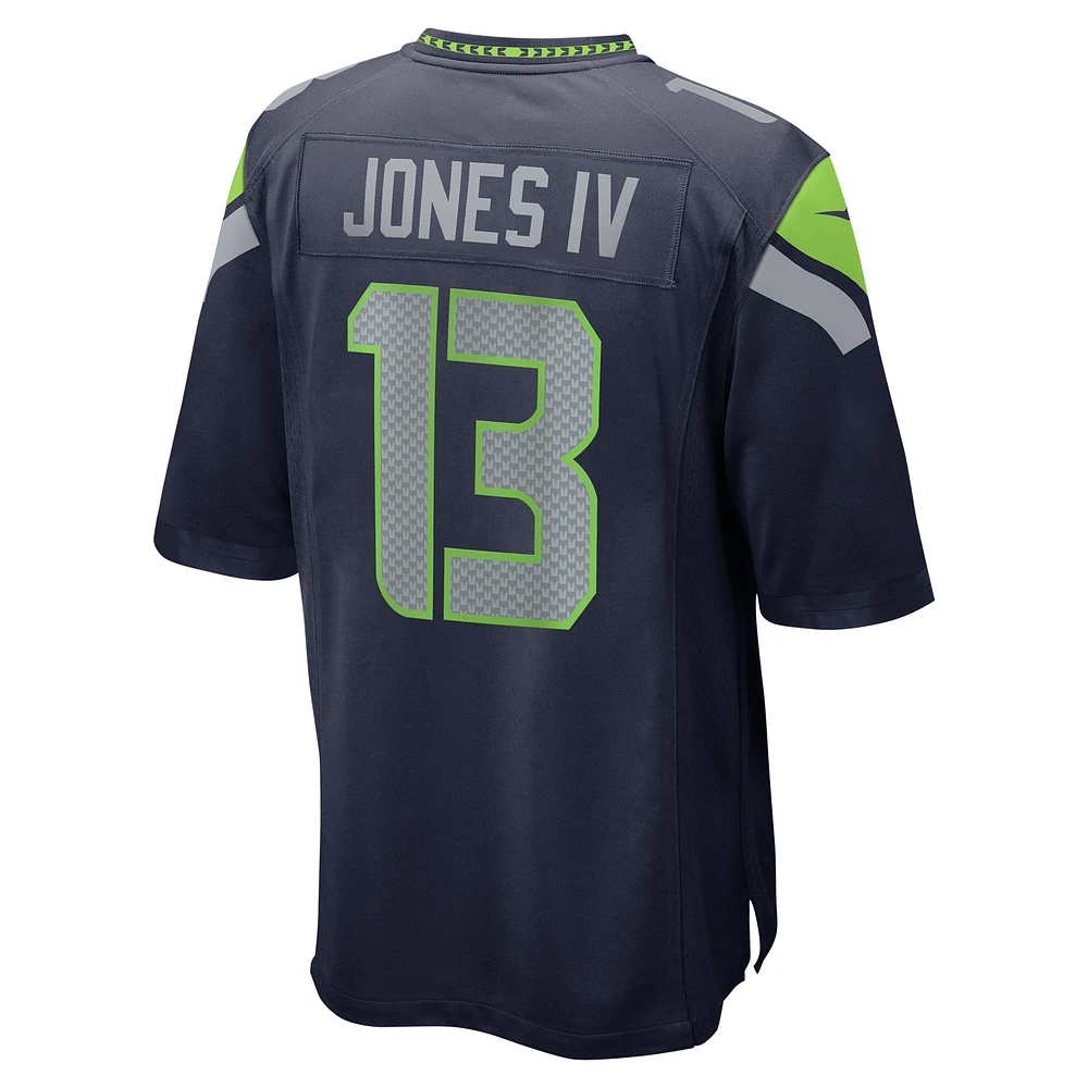 Men's Nike Ernest Jones IV  College Navy Seattle Seahawks Game Jersey