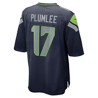 Men's Nike John Rhys Plumlee  College Navy Seattle Seahawks Team Game Jersey