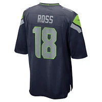 Men's Nike Josh Ross  Navy Seattle Seahawks Game Jersey