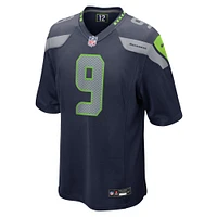 Men's Nike Kenneth Walker III  College Navy Seattle Seahawks Team Game Jersey