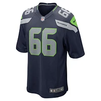 Men's Nike McClendon Curtis College Navy Seattle Seahawks Team Game Jersey