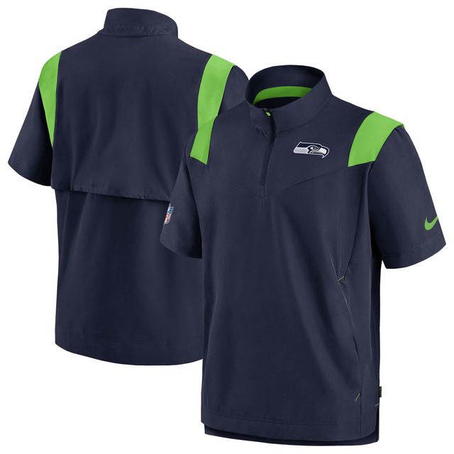 Haut à enfiler Chevron Lockup Nike Seattle Seahawks Sideline Coaches pour homme - Bleu marine