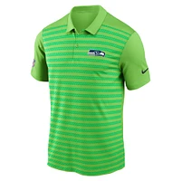 Men's Nike Neon Green Seattle Seahawks 2024 Sideline Victory Performance Polo