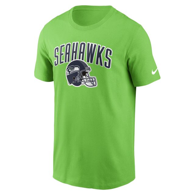 T-shirt de sport Nike Seattle Seahawks pour homme, vert fluo