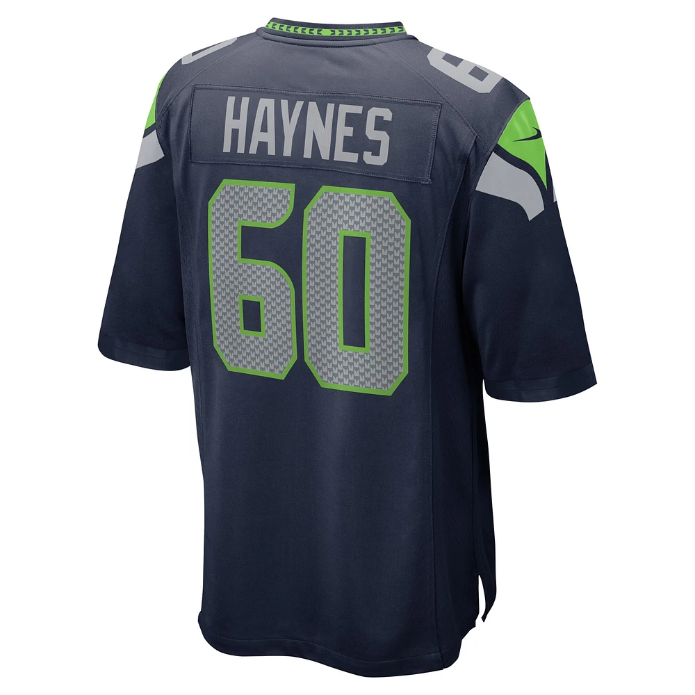 Men's Nike Phil Haynes College Navy Seattle Seahawks Game Jersey