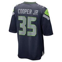 Men's Nike Ryan Cooper Jr.  College Navy Seattle Seahawks Team Game Jersey