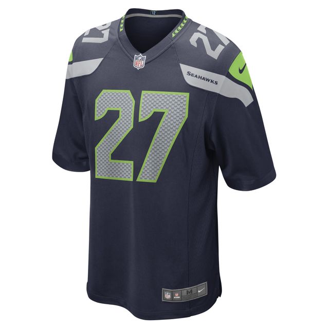Maillot de joueur jeu Nike Tariq Woollen College Navy pour hommes des Seattle Seahawks