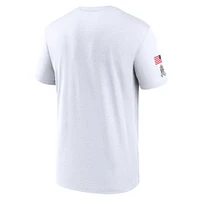 T-shirt Nike Seattle Seahawks 2024 Salute To Service Legend Performance pour homme blanc