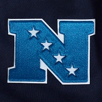 Men's Pro Standard College Navy Seattle Seahawks Turn It Up Drop Shoulder Pullover Sweatshirt