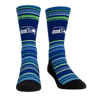 Men's Rock Em Socks Seattle Seahawks Primary Crew & Boxer Briefs Combo Pack