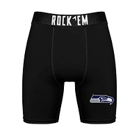 Men's Rock Em Socks Seattle Seahawks Primary Crew & Boxer Briefs Combo Pack