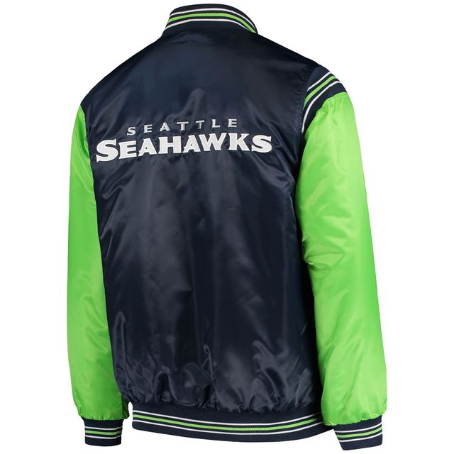 NSS SEA BLUE FA21 STARTER ENFORCER SATIN FS VESTE HOMME JACMENMID