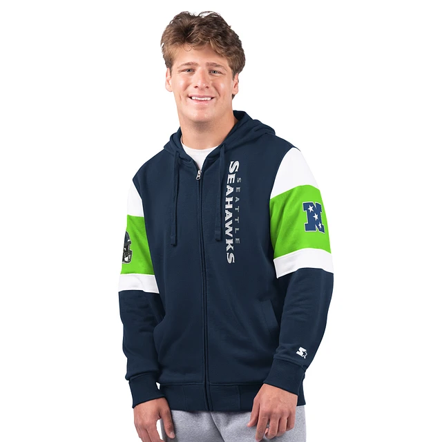 Starter Men's Starter College Navy Seattle Seahawks Extreme Full
