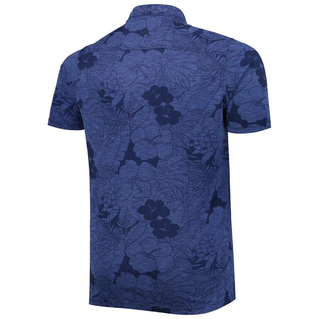 Polo Tommy Bahama College Navy Seattle Seahawks Big & Tall Miramar Blooms pour homme