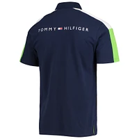 Men's Tommy Hilfiger College Navy/Neon Green Seattle Seahawks Logan Polo