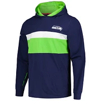 Men's Tommy Hilfiger College Navy Seattle Seahawks Morgan Long Sleeve Hoodie T-Shirt