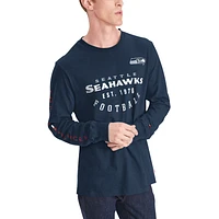 Men's Tommy Hilfiger College Navy Seattle Seahawks Peter Long Sleeve T-Shirt