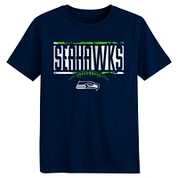 Preschool College Navy Seattle Seahawks The Blitz T-Shirt
