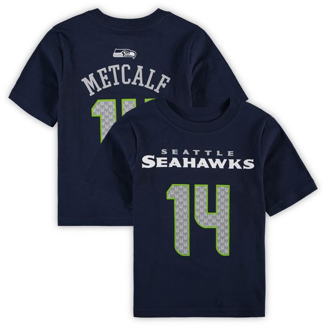 Préscolaire DK Metcalf College Navy Seattle Seahawks Mainliner Nom et numéro du joueur T-shirt