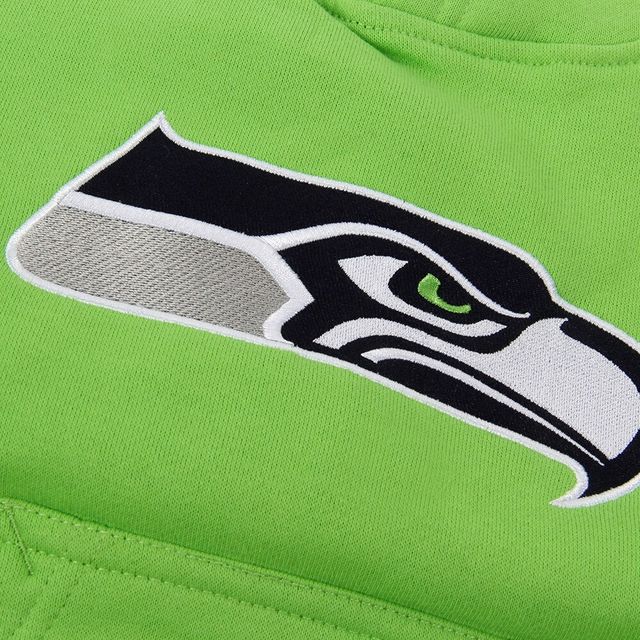 Préscolaire Neon Green Seattle Seahawks Fan Gear Prime Sweat à capuche épais
