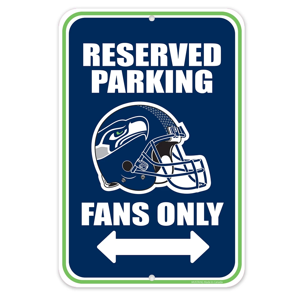 Parking Seattle Seahawks 10" x 15" - Enseigne