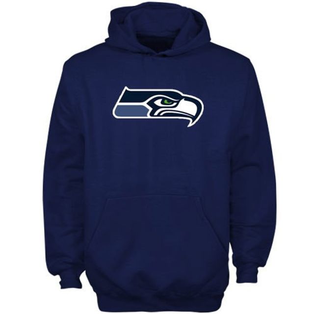 Sweat à Capuche en Molleton avec Logo Primaire pour Jeunes Seattle Seahawks - College Navy