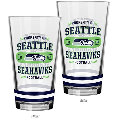 The Sports Vault Seattle Seahawks Lot de 2 verres à mélanger