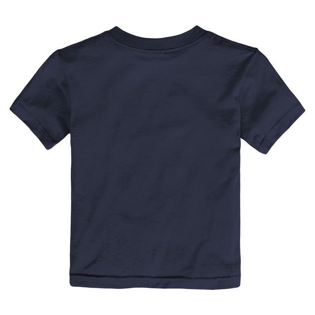 Nike College Navy Seattle Seahawks Icon Wordmark pour tout-petit - T-shirt