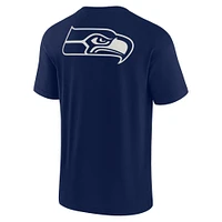 Unisex Fanatics Navy Seattle Seahawks Elements Super Soft Short Sleeve T-Shirt