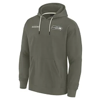 Unisex Fanatics Olive Seattle Seahawks Elements Super Soft Fleece Pullover Hoodie