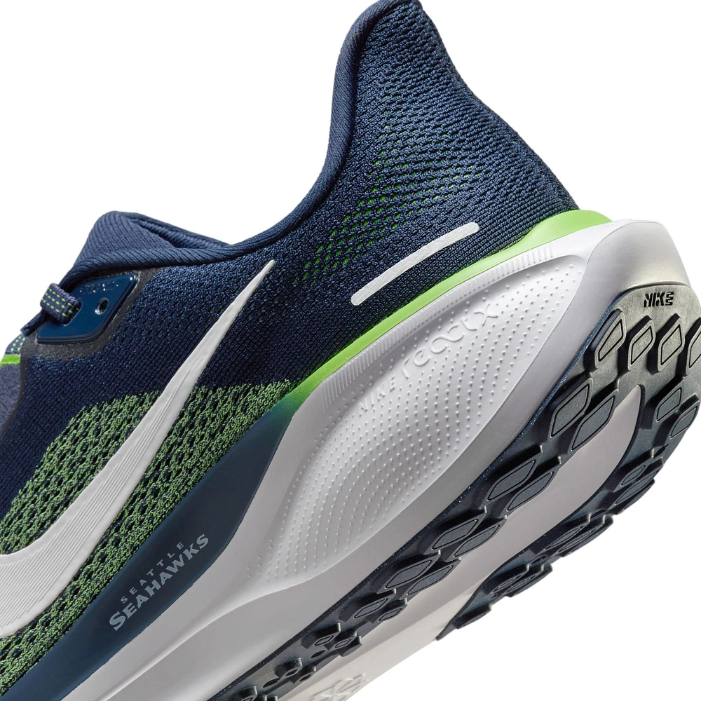 Unisex Nike Navy Seattle Seahawks Zoom Pegasus 41 Running Shoes