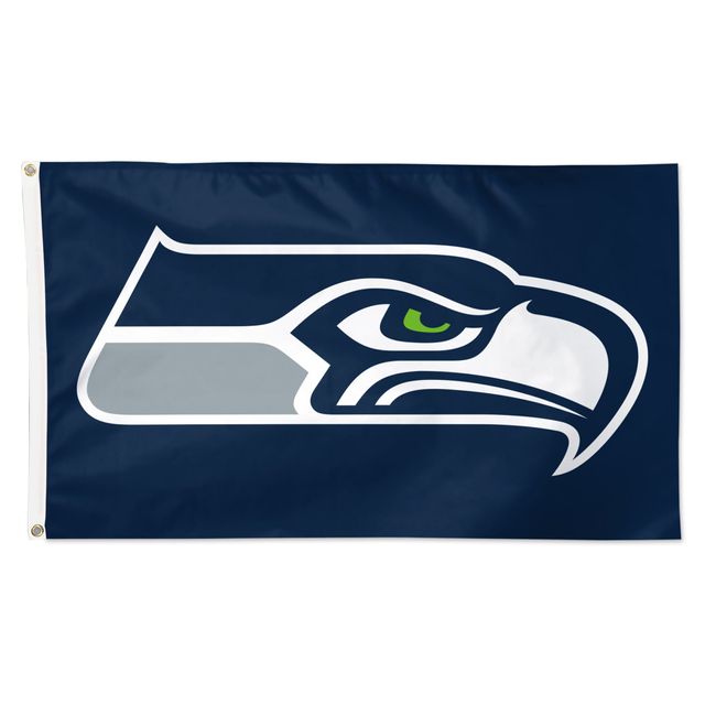 WinCraft Seattle Seahawks 3' x 5' Drapeau simple face avec logo principal
