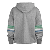 Women's '47 Heather Gray Seattle Seahawks Upland Bennett Pullover Hoodie