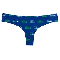 String en tricot à imprimé intégral Sport Royal Seattle Seahawks Record pour femme de Concepts