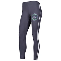 Women's Concepts Sport White/Charcoal Seattle Seahawks Sonata T-Shirt & Leggings Sleep Set