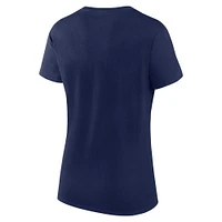 Women's Fanatics College Navy/Neon Green Seattle Seahawks Fan T-Shirt Combo Set