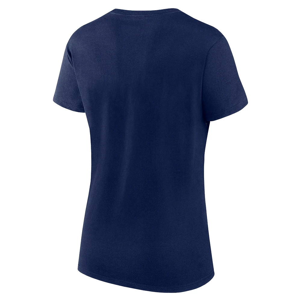 Women's Fanatics College Navy Seattle Seahawks Primary Component T-Shirt