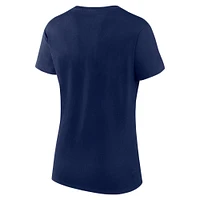 Women's Fanatics College Navy Seattle Seahawks Primary Component T-Shirt