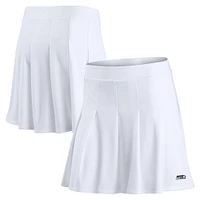 Jupe-short de tennis blanche avec logo principal des Seattle Seahawks Fanatics pour femmes