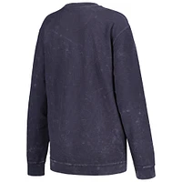 Sweat-shirt à cordon confortable G-III 4Her par Carl Banks College pour femmes, bleu marine, Seattle Seahawks