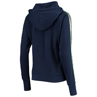 Women's G-III 4Her by Carl Banks College Navy Seattle Seahawks Game Changer - Full-Zip Hoodie