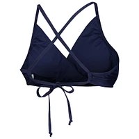 Women's G-III 4Her by Carl Banks College Navy Seattle Seahawks Hall of Fame Bikini Top