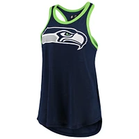 Women's G-III 4Her by Carl Banks College Navy Seattle Seahawks Tater Tank Top