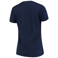 Women's G-III 4Her by Carl Banks Navy Seattle Seahawks Post Season V-Neck T-Shirt