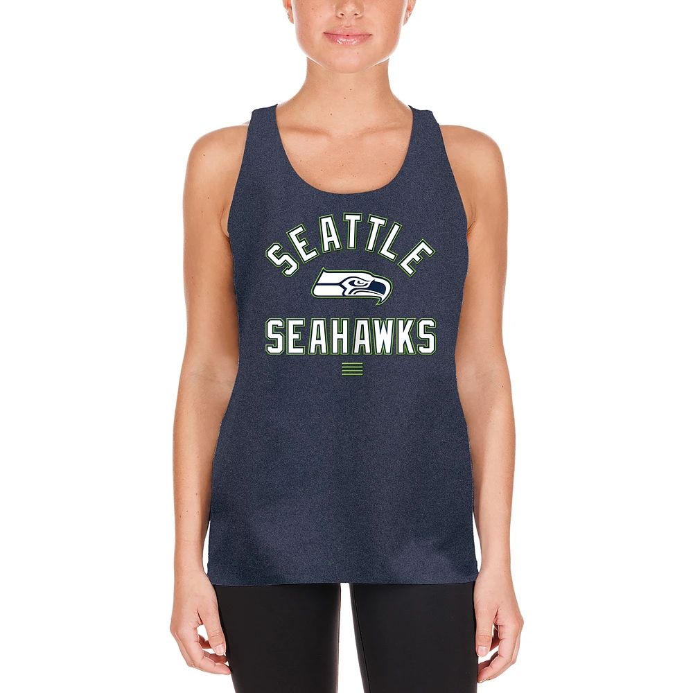 Débardeur New Era College Navy Seattle Seahawks 2024 NFL Training Camp pour femme