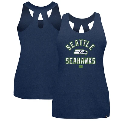 Débardeur New Era College Navy Seattle Seahawks 2024 NFL Training Camp pour femme